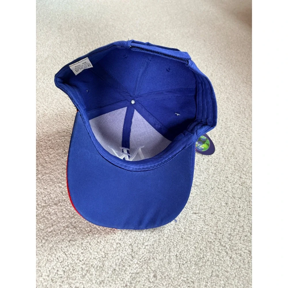 Mingxingcap Baseball Hat Wool Acrylic NY New York NEW One Size Blue Adjustable